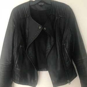 TOPSHOP Faux Leather Jacket
